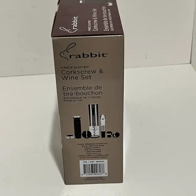 Rabbit 7-Piece Electric Corkscrew & Wine Set577851658852771842