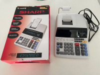Sharp Large Heavy Duty Desktop Colour Printing Calculator- New