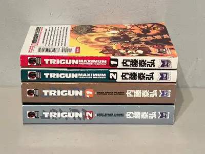 Lot of 4 TRIGUN Manga Anime Comic Books, View more