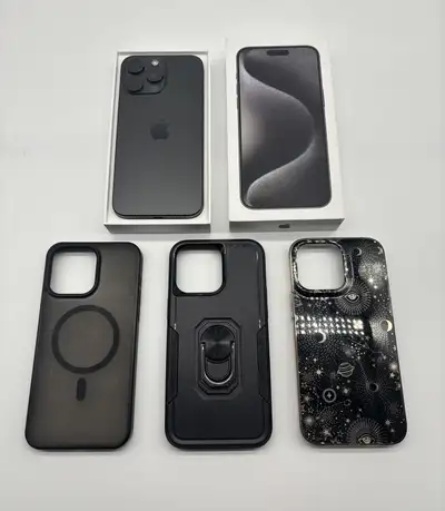 iPhone 15 Pro Max – Unlocked –  Excellent condition, View more