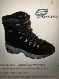 Sketchers D’Lites Women’s Winter Boots, Size 9  - Brand new