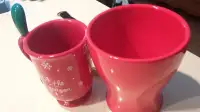 RED X-MAS CUPS/ PLAQUE / COLLECTION 4 SISTER