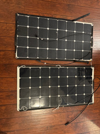 2 100watt solar panels -make offer-