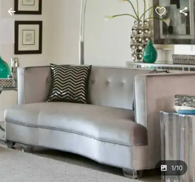 Velvet Modern Sofa / couch, View more