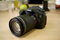 Canon 70D DSLR Camera Body + EFS 24mm f 2.8 Lens
