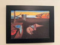 Salvator Dali’s The Persistence of Memory in Wooden Frame