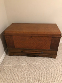 Antique, solid wood and cedar trunk -Rare  find!