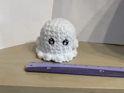 crocheted ghost stuffie, View more