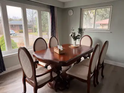 Solid Dinning Table & Chairs, View more