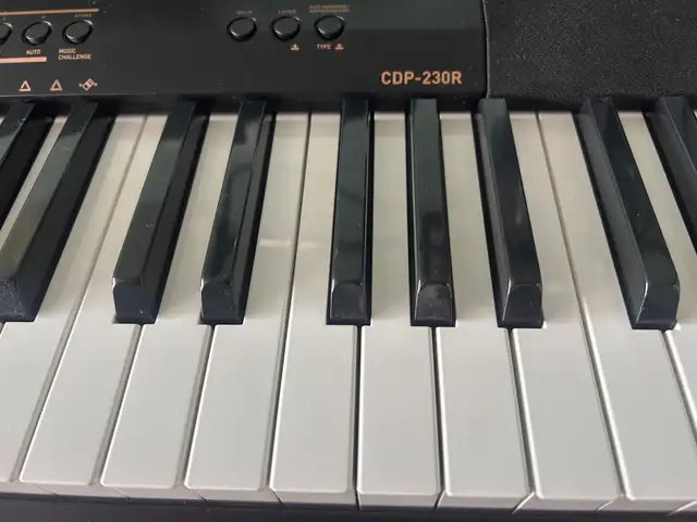 Casio Piano CDP230R w Stand, Pedal, Bench - 88 Weighted Keys in Pianos & Keyboards in City of Toronto - Image 5