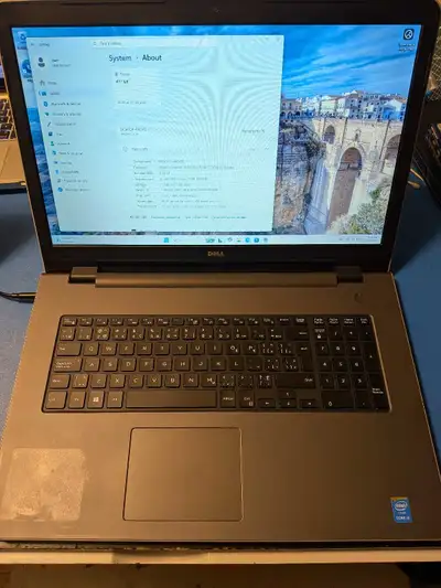17" Dell Inspiron i5, 512GB SSD, new battery , View more