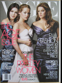 Vogue USA Août / August 2004 Presley