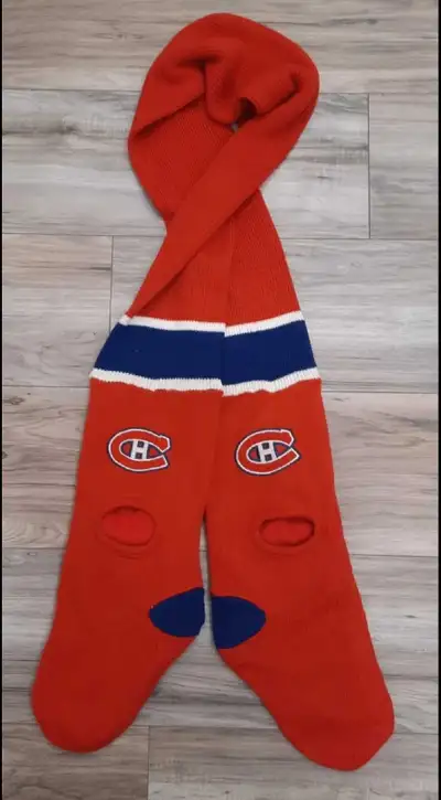 Vintage NHL Montreal Canadiens Scarf Hockey With Deep Pocket, View more