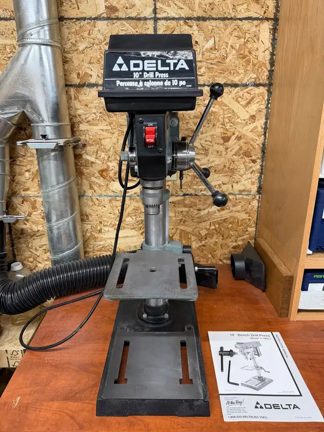 Delta Drill Press 10” variable speed405734918822963200