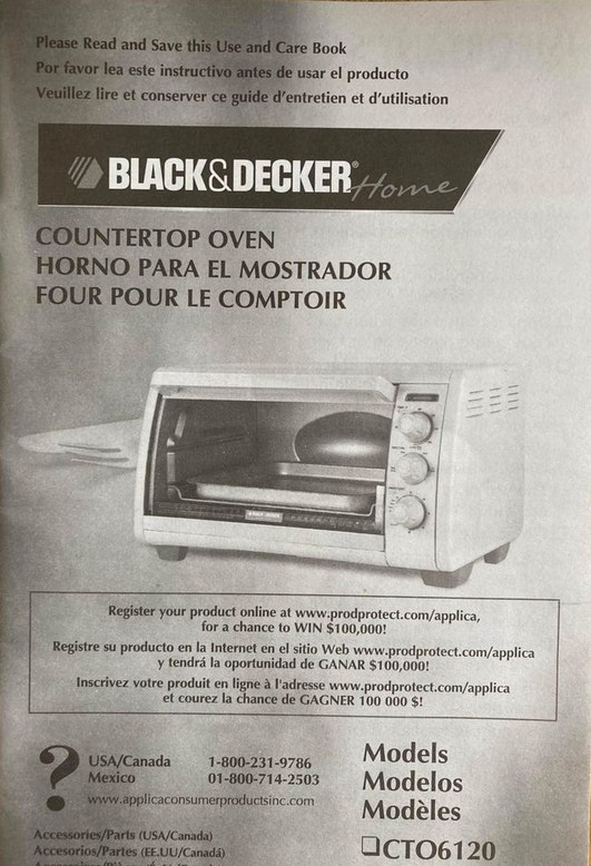 BLACK+DECKER Four grille-pain 6 tranches avec rôtissoire, 5 fonctions, argent, TO4314SSD