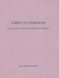 weaving-1000 (+) Patterns In 4, 6, and 8 Harness Shadow Weaves
