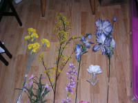 Craft Flowers, Large Med and Small sizes