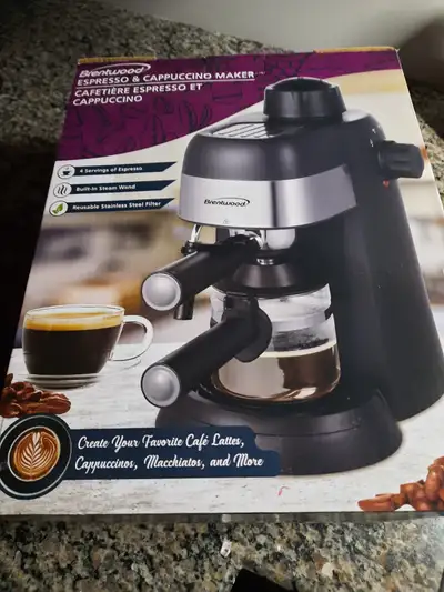 BRENTWOOD EXPRESSO AND CAPPUCCINO MAKER, View more
