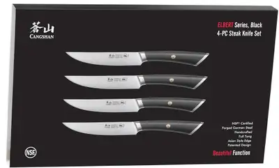 Cangshan ELBERT Series Forged German Steel Steak Knife Set, View more