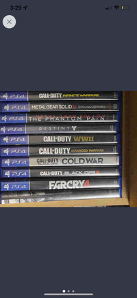 23 PS4 Games like new condition 