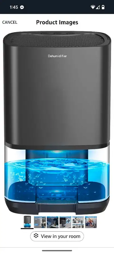 (BRAND NEW) DEHUMIDIFIER 35 OZ H2102 360° AIRFLOW, View more