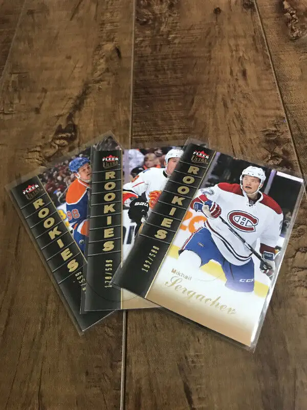2016-17 FLEER SHOWCASE ULTRA ROOKIES - 3 CARD LOT IN 599 SET in Arts & Collectibles in City of Toronto - Image 2
