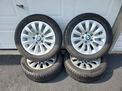 BMW ORIGINAL RIMS WITH BRIDGESTONE TIRES PLEASE MESSAGE
