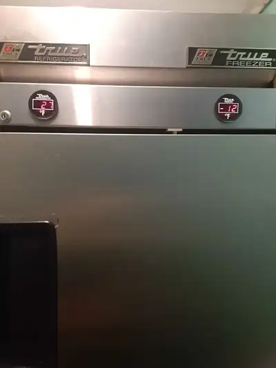 true T-23DT dual temp fridge freezer and ovens , View more