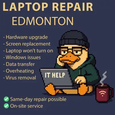 Laptop Repair in Edmonton, View more