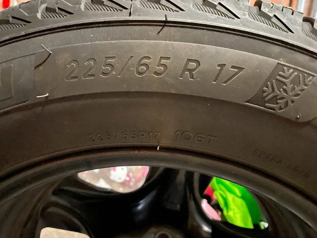 Michelin ice x winter tires with rims in Tires & Rims in Kitchener / Waterloo