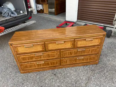 Free delivery used Wooden Dresser with 7 Drawers, View more