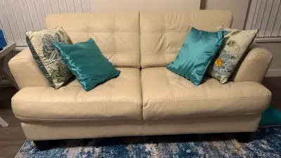 Leather Loveseat, View more