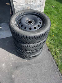 Nexen 215/55R17 Winter tires and rims