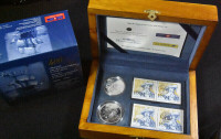 Pièces de monnaie 2004 Ile Sainte-Croix Coins & Stamps Set