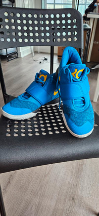 Nike Zoom KD Trey 5 VI Warriors Blue Basketball Shoes (9.5 M)