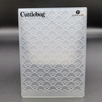 Cuttlebug Japanese Scales Embossing Folder Card Making Scrapbook