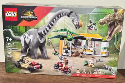 Lego Jurassic World Raptor & Titanosaurus Tracking Mission 76973, View more