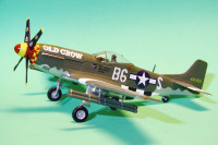 1/48 Diecast Airplane /Avion P-51-D Mustang OLD CROW