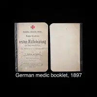 1897 German Medic Booklet (shipping available)
