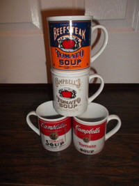 Campbells' Soup 125th Anniversary Mugs