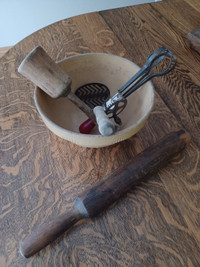 classic old kitchen utensils