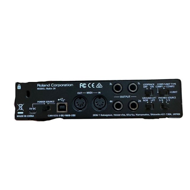 Roland Rubix 24 Audio Interface in Pro Audio & Recording Equipment in Markham / York Region - Image 3
