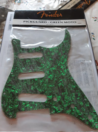 Fender Picguards Stratocaster colour green