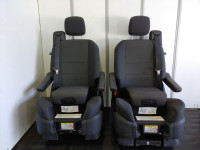Pair of Swivel Seats W/ Child Booster Seat