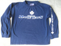 TORONTO MAPLE LEAFS LONG SLEEVED SHIRT - YOUTH S