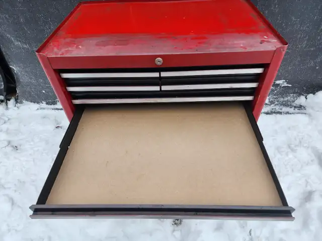 Craftsman 9 Drawers Rolling Toolbox Tool Cabinet On Wheels in Tool Storage & Benches in Windsor Region - Image 6
