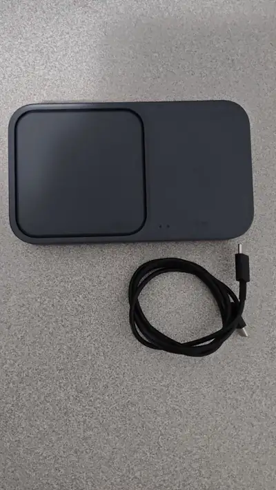 Used - Very Good Super Fast Wireless Charger Duo (with Cable) For Phones, Galaxy Watches, Galaxy Bud...