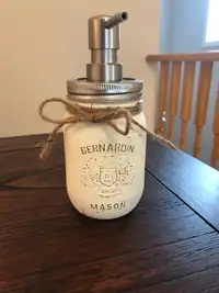 Rustic Mason Jar Soap Dispenser 