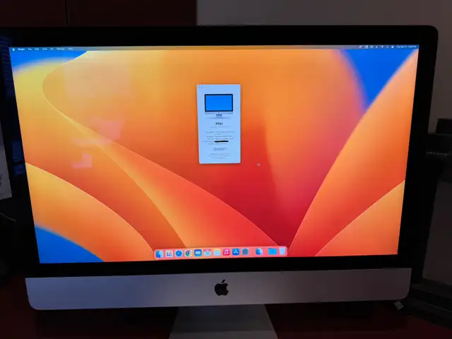 Apple iMac 27 - 2017 retina 5K in Desktop Computers in Edmonton - Image 3