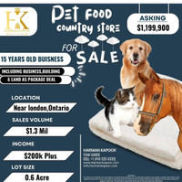 DOG FOOD COUNTRY STORE FOR SALE